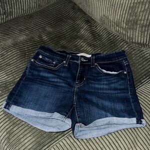 Women's Dark Blue Levi’s Jean Shorts